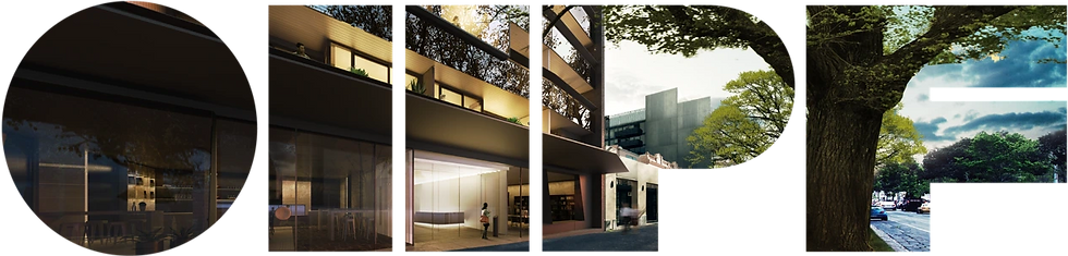 Oliver Hume Property Funds - architectural render collage of building facade and balconies